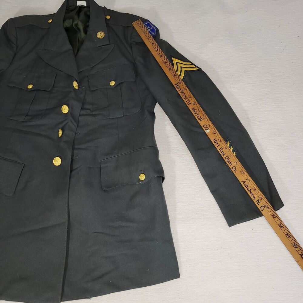 U.S. Army Dark Gray Jacket with Gold Accents - Picture 8 of 16